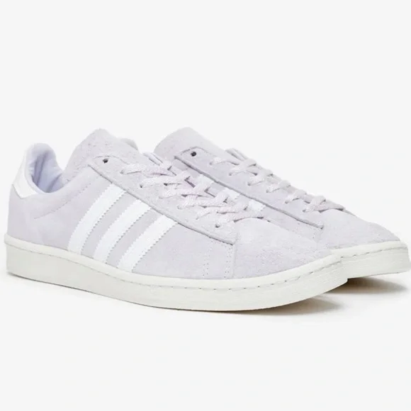 NWT Adidas Campus 80s Light Purple Sneakers leather , lavender - Picture 15 of 16